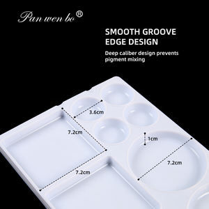 Palettes <span class=keywords><strong>de</strong></span> <span class=keywords><strong>peinture</strong></span> en plastique professionnelles pour enfants plateau <span class=keywords><strong>de</strong></span> <span class=keywords><strong>dessin</strong></span> d'art bricolage Palettes <span class=keywords><strong>de</strong></span> 11 puits pour les projets <span class=keywords><strong>de</strong></span> <span class=keywords><strong>peinture</strong></span> pour enfants - Product Image 4