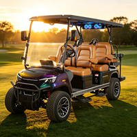 Voiture de golf électrique : Meilleures ventes, fabrication rapide, buggy de golf 6 places, chariot de golf en gros avec stock suffisant