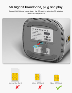 EDUP <span class=keywords><strong>CPE</strong></span> Bi-mode 5G Plein Netcom WIFI Routeur WIFI 6 MU-MIMO Routeur Mobile 5g Pour Le Bureau À La Maison - Product Image 3