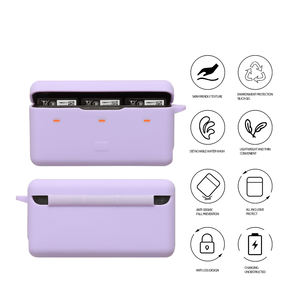 เคสป้องกัน<span class=keywords><strong>แบ</strong></span><span class=keywords><strong>ต</strong></span>เตอรี่ซิลิโคนสำหรับ DJI 0smo 360เคสแบตเตอรี่ไร้สาย TWS ฝาครอบสำหรับ airpods Pro - Product Image 6