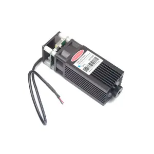 5W 5000mW Laser Azul 450nm de alta Potência Ajustável Módulo com 12V PWM Para Gravura DIY