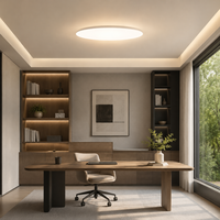 Plafonnier LED rond pour intérieur, idéal pour les boutiques de décoration en ligne, avec puissance personnalisable pour les projets de sourcing