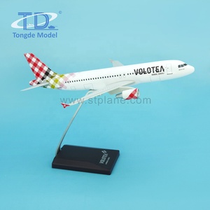 Tùy Chỉnh Handmade A320 1/200 Mô Hình Máy Bay 37.6Cm Ce Chứng Nhận Trang Trí Thủ Công Volotea Livery Làm Nhựa Tách Các Bộ Phận Quà Tặng - Product Image 2