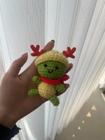 Vente chaude : Petits légumes et fruits en crochet tricotés à la main, amusants (guitare, cornichon), pour le soutien émotionnel, personnalisables
