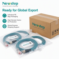 Câble Ethernet industriel M12 à code A 8 broches vers RJ45 Cat6A, cordon blindé haute vitesse 10 Gbit/s, 100 % testé pour l'intégrité du signal