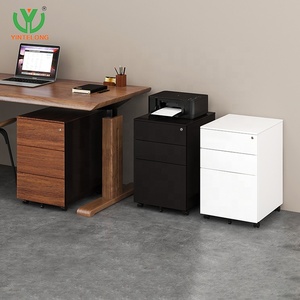Tủ hồ sơ di động bằng thép có 3 ngăn kéo, để dưới bàn làm việc Yinlong - Product Image 5