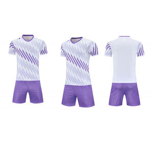 Großhandel Hochwertige Spieler-Version Fußballtrikot Atmungsaktives Trainings-Fußballteam-Trikot Fußballbekleidung Fußballuniform-Set - Product Image 2