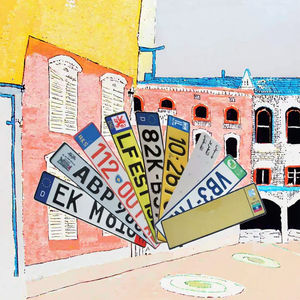 Placas de Matrícula Europeas Personalizadas al por Mayor con Logotipo, 520x110mm, Brillantes, 2mm de Grosor, Aluminio en Blanco, Decorativas en Relieve - Product Image 3