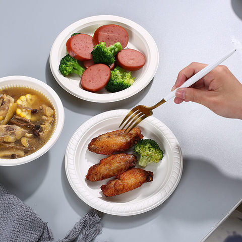 Disposable Dinner Plates Square Plastic 6 Dessert