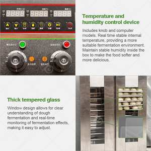 Mini Refrigerador Vertical de Una Puerta Sin Necesidad de Energía, 2 Refrigeradores, 16 Bandejas para Fermentación de Masa, Atlas Refrigeration Heating - Product Image 3