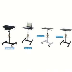 Mobile <b>Laptop</b> <b>Desk</b> Rolling Computer Table Adjustable <b>Laptop</b> <b>Desk</b> - Product Image 2