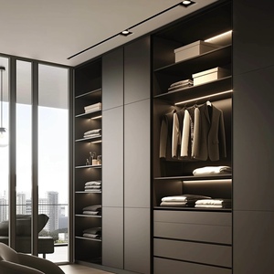 <span class=keywords><strong>Armadio</strong></span> Cabina Moderno di Lusso 2026 Più Venduto con <span class=keywords><strong>Ante</strong></span> in Melaminico e Toletta Integrata - Product Image 3