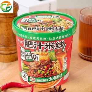 เส้นก๋วยเตี๋ยวแฟตจุ่ยสไตล์<span class=keywords><strong>ฮ่องกง</strong></span> เทียนเสี่ยวฮวา 153 กรัม แบบถ้วย รสซุปเผ็ดเปรี้ยว ขายส่งแบบ OEM - Product Image 1