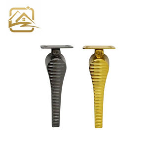 Patas de Sofá Modernas de Hierro Sólido, 15 cm, Doradas, en Forma de L, Resistentes y Fuertes, para Sofá, Cama, Gabinete, Muebles de Exterior, Hotel, Sala de Estar - Product Image 1