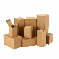 Boîte d'expédition rigide en carton ondulé pour e-commerce, à fond à clipser, pliable facilement, sans colle, écologique, biodégradable et réutilisable, vente en gros