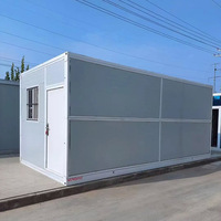 Envío Inmediato: Casa Contenedor Moderna Portátil y Plegable con Paneles Sándwich, Edificio de Oficinas, Centro Comercial, Bungalow Prefabricado Pequeño, Escuela Móvil, Hotel