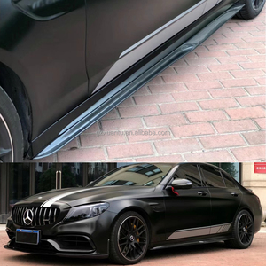 Jupe latérale en fibre de carbone Style Psm pour Mercedes Benz Classe <span class=keywords><strong>C</strong></span> W205 4 portes C63 Kit de carrosserie en fibre de carbone 2 portes - Product Image 2