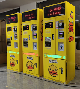 เครื่องเปลี่ยนเหรียญ/โทเค็นติดผนังเครื่องเปลี่ยนใบเรียกเก็บเงินเป็นเหรียญรับใบเสร็จจ่ายเหรียญหรือโทเค็นประตูที่เก็บค่าผ่านทางที่จอดรถ - Product Image 2