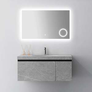 Mueble de Baño con Encimera Gruesa, Mueble de Baño con Lavabo de Cerámica, Conjuntos de Muebles de Baño Personalizados, Gran Oferta 2023 - Product Image 6