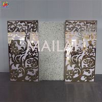 Haute qualité arc fleur décoration PVC toile de fond de mariage pour événements scène Banquet fleur décoration toile de fond