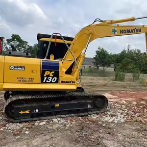 Excavatrice de 13 tonnes à bas prix de machine de terrassement Komatsu Pc130 d'occasion de qualité parfaite avec moteur central en stock - Product Image 1