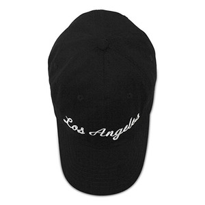 Casquette de baseball en coton noir à 6 panneaux, personnalisable avec broderie, pour hommes et femmes, style Los Angeles, vente en gros - Product Image 5