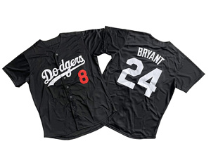 <span class=keywords><strong>Camisetas</strong></span> de Béisbol Personalizadas al por Mayor de los Dodgers de Los Ángeles, 100% Poliéster, Transpirables, Uniformes de Equipo Cosidos - Product Image 3
