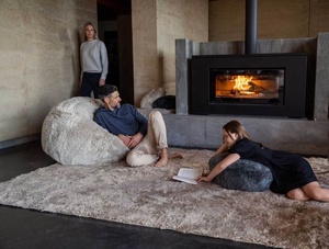 เก้าอี้บีนแบคขนสัตว์เทียมขนยาว40-50มม. โซฟาสำหรับใช้ในร่ม - Product Image 4