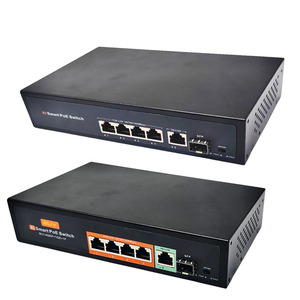 Switch POE Gigabit no administrado de 6 puertos <span class=keywords><strong>ANPA</strong></span> Factory, 10/100/1000Mbps RJ45, con capacidad de 12 Gbps y AI Watchdog, para CCTV - Product Image 1