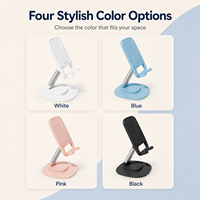 Support portable pour téléphone et tablette en ABS, adapté aux enfants, bords arrondis, design antidérapant, compatible avec plusieurs appareils, sécurité