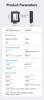 Gateway Industrial IoT, Gateway IoT de Borde Industrial, Convertidor de Protocolo Modbus a MQTT 4G LTE para ThingsBoard y EMQ Cloud Tel...