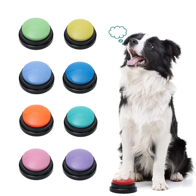 Bunnyhi LYAN001 Dog Communication Button Multi Color Dog Recording Button Dog Training Equipment Voice Recording Button