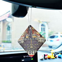 Désodorisant de voiture au parfum de longue durée avec logo personnalisé Diffuseur de voiture de luxe en papier suspendu Personnaliser la conception Parfum de voiture Nouvelle odeur