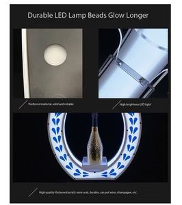 Champanhe Serviço Garrafa Sparkler Champanhe Apresentador Garrafa para VIP Discotecas Evento Party Club - Product Image 6