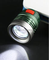 Mini lampe de poche à LED USB Lumineux Zoomable Petites lampes de poche Lampe de poche pour une utilisation d'urgence Interface USB Banques d'alimentation Accessoires