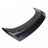 Aileron arrière simple en FRP style V2, noir carbone, poli haute brillance avec époxy pour NISSAN 350Z 2003-2005 OLOTDI