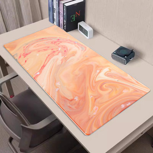 Alfombrilla de ratón antideslizante grande para el hogar/La Oficina, almohadilla de mesa de goma suave resistente al desgaste para <span class=keywords><strong>Amazon</strong></span> Cross-Border, venta al por mayor, arte fluido dorado - Product Image 1