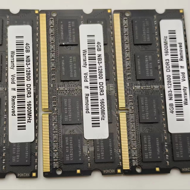 4GB DDR3 1600MHz NB3-12800 High Stability RAM for System Upgrade