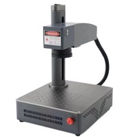 Machine de marquage et de gravure laser fibre 3D dynamique couleur Mopa Raycus Jpt 20W/30W/50W pour métal, mini étiquette NFC RFID 13,56 MHz