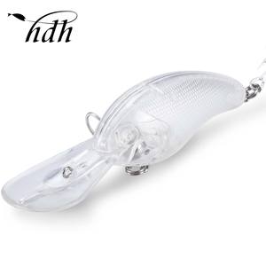 เหยื่อ<span class=keywords><strong>ตก</strong></span><span class=keywords><strong>ปลา</strong></span>พลาสติกแข็ง,เหยื่อล่อว่างเปล่าสำหรับ<span class=keywords><strong>ตก</strong></span><span class=keywords><strong>ปลา</strong></span><span class=keywords><strong>ปลา</strong></span>กะพงขาวขนาด65มม. 18.5กรัมเหยื่อเปล่าเหยื่อปลอมแบบไม่มีสี - Product Image 1