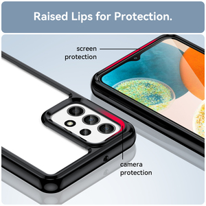 Per iPhone 15 Pro Max Case all'ingrosso custodia telefono accessori PMMA + TPU trasparente custodie protettore per <span class=keywords><strong>Samsung</strong></span> <span class=keywords><strong>A23</strong></span> 5G - Product Image 5