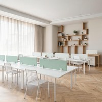 Écran de bureau acoustique moderne en PET de qualité supérieure pour l'intimité et le contrôle sonore des bureaux et des entrepôts