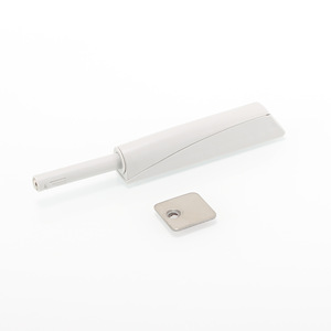 Loquets de porte et ferme-portes en plastique pour placard, installation facile, design minimaliste Ftq - Product Image 4