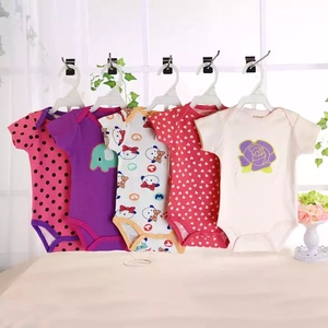 Bộ quần áo bé trai sơ sinh 5 món mùa hè, chất liệu cotton, tay ngắn, gồm áo liền quần - Product Image 3