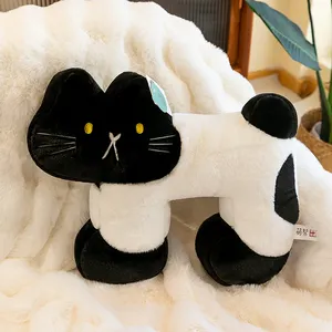 yanxiannv cpc 35cm Feeling Llte Cat Plush Toys Soft Cat Big E Hug Plush Pillow Fat Squishy Cat Doll