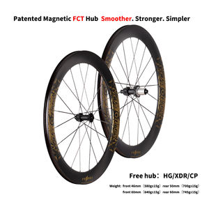 Jeu de roues en fibre de carbone <span class=keywords><strong>Ferei</strong></span> S Series 700C 11 vitesses T700 - Frein à disque, profondeur de jante 40-60 mm, léger 1200-1400 g pour vélos de route - Product Image 3