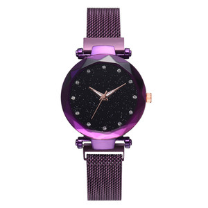 Montre pour femme de même style - aimant magnétique - montre ciel étoilé tendance - vente en gros - Product Image 3