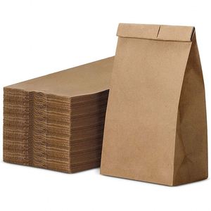 Small Paper <b>Snack</b> Durable Kraft Paper Bags Food Grade Biodegradable Perfect for Shopping Storage Small Trash Cans Paper Bags - Product Image 1