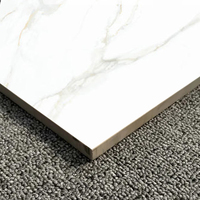 Vente directe d'usine : Carreaux de sol en céramique vitrifiée 60 x 60 blancs pour intérieur, idéaux pour les maisons et les salons en Chine