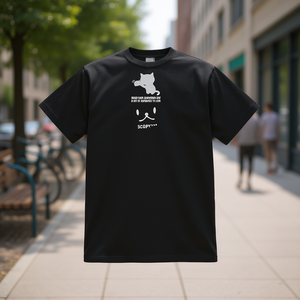 T-shirt da uomo e da donna a maniche corte con stampa Cat Beckoning Cat SCOPY Scorpion - Product Image 3